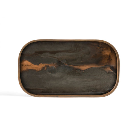 Organic valet tray - Bronze - Large
