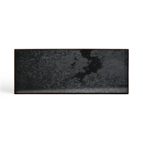 Aged Valet Tray - Charcoal - rectangular