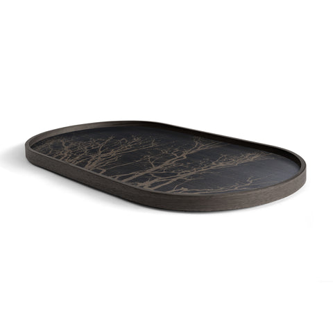 Tree Wooden Tray - Oblong - Medium