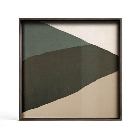 Wabi Sabi Glass tray - Blue - Small