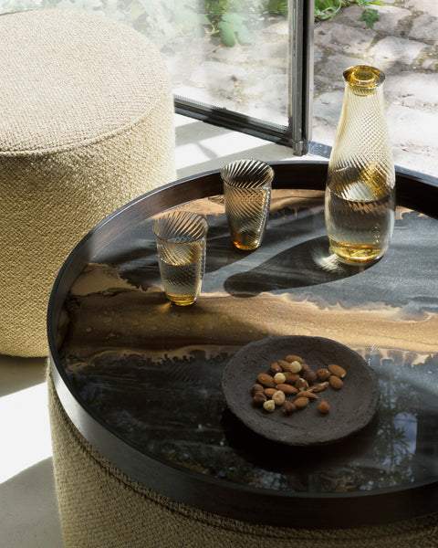 Organic glass tray - Bronze - Large