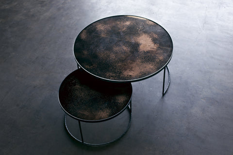 Nesting coffee table set -Bronze