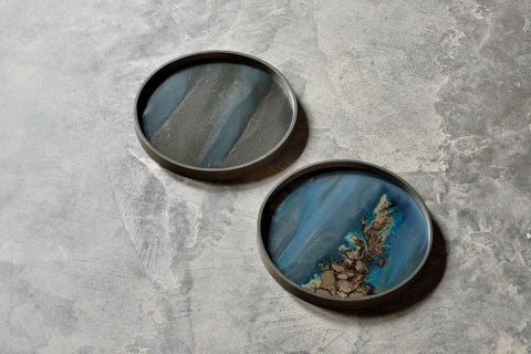 Organic valet tray - Slate - Large