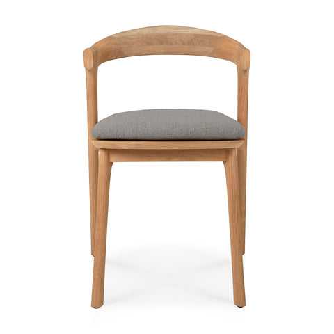 Bok outdoor dining chair cushion - mocha