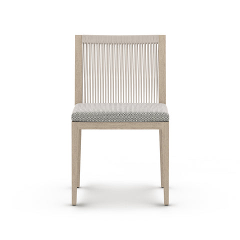 Sherwood Outdoor Dining Chair-Brown/Ash
