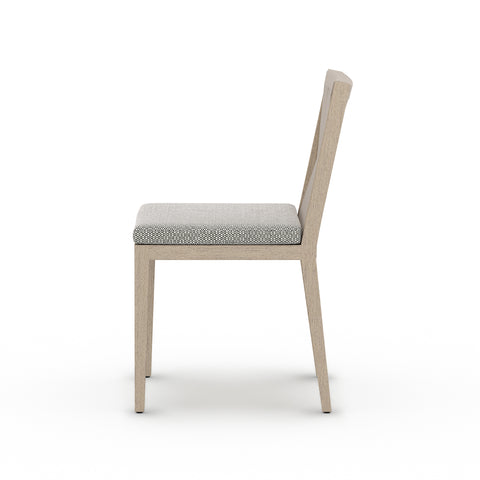 Sherwood Outdoor Dining Chair-Brown/Ash