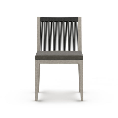Sherwood Outdoor Dining Chair-Grey/Charcoal