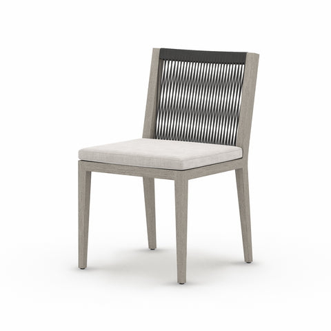 Sherwood Outdoor Dining Chair-Grey/Stone