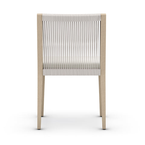 Sherwood Outdoor Dining Chair- Brown/Natural Ivory