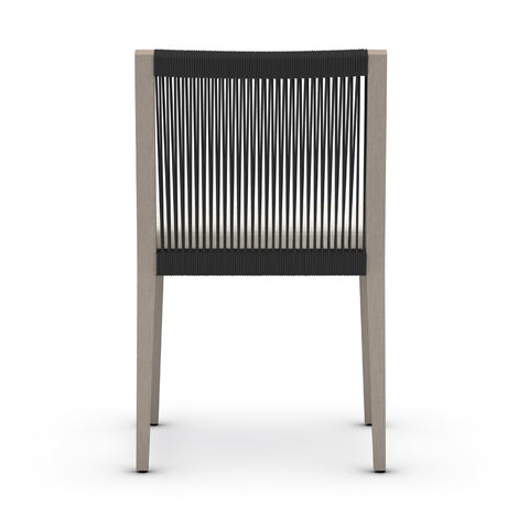 Sherwood Outdoor Dining Chair- Grey/Ivory
