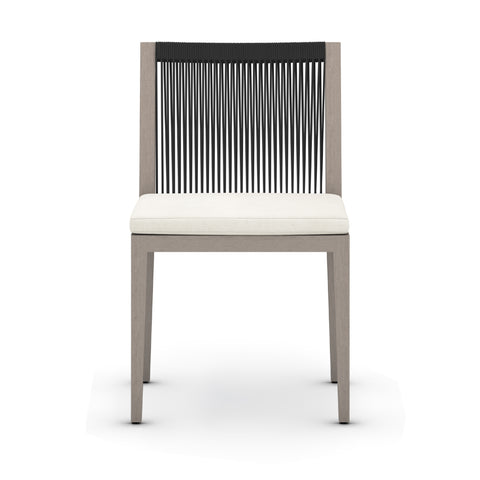 Sherwood Outdoor Dining Chair- Grey/Ivory
