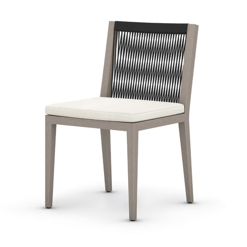 Sherwood Outdoor Dining Chair- Grey/Ivory