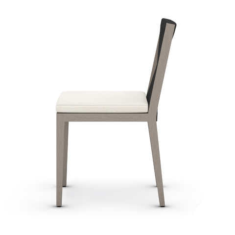 Sherwood Outdoor Dining Chair- Grey/Ivory