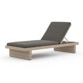 Leroy Outdoor Chaise-Brown/Charcoal