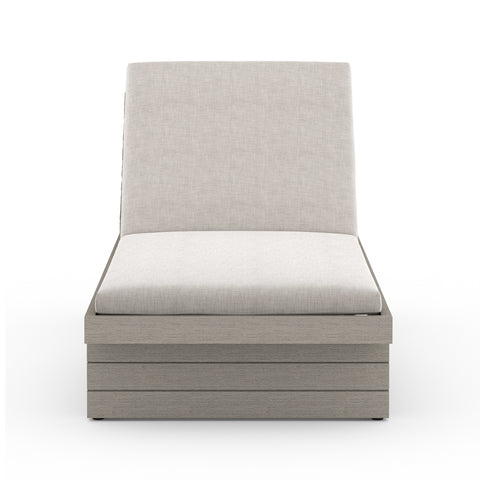 Leroy Outdoor Chaise-Grey/Stone Grey
