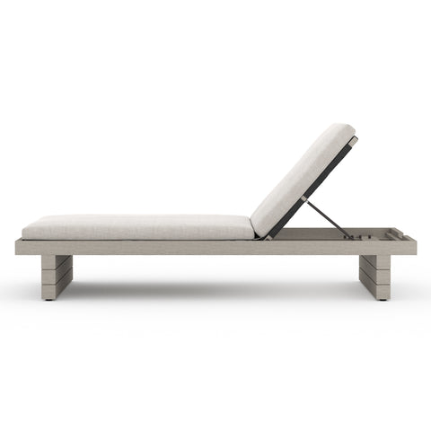 Leroy Outdoor Chaise-Grey/Stone Grey
