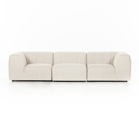 Gwen Outdoor 3Pc Sectional-Faye Sand