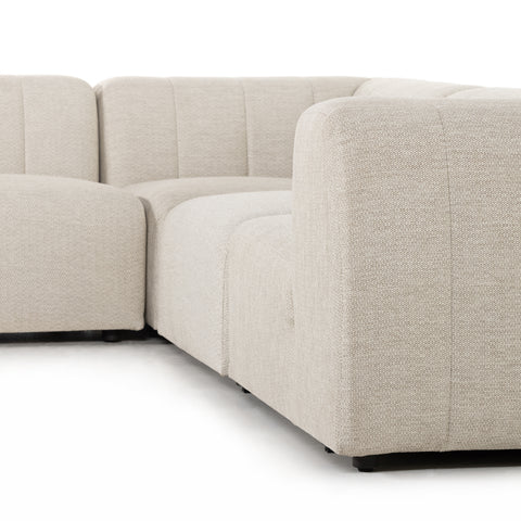 Gwen Outdoor 4Pc Sectional-Faye Sand