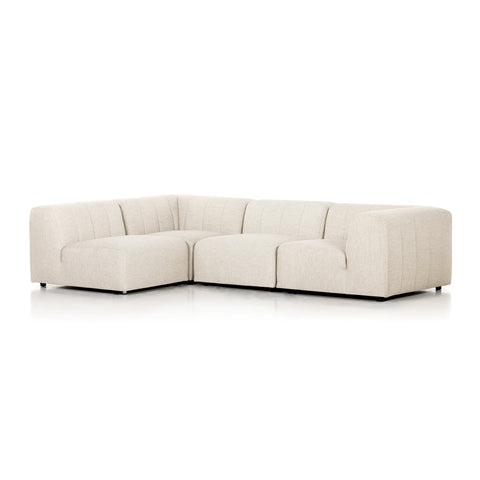 Gwen Outdoor 4Pc Sectional-Faye Sand