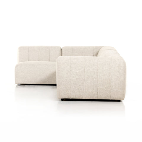 Gwen Outdoor 4Pc Sectional-Faye Sand