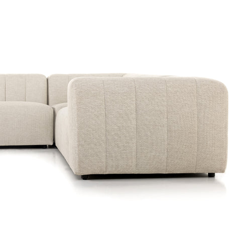 Gwen Outdoor 5Pc Sectional-Faye Sand