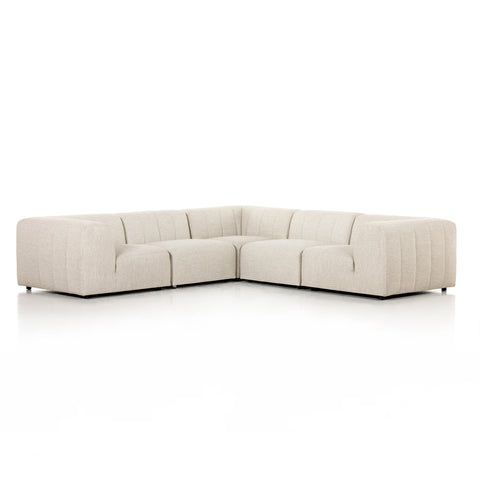 Gwen Outdoor 5Pc Sectional-Faye Sand