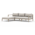 Sherwood 2Pc Sectional LAF Chaise-Brown/Stone