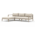 Sherwood 2Pc Sectional LAF Chaise-Brown/Sand