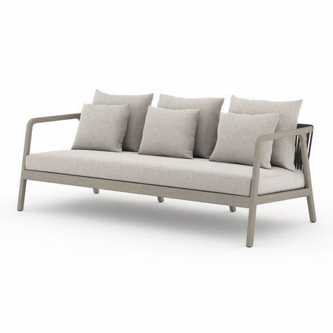 Numa Outdoor Sofa-81"-Grey/Stone Grey