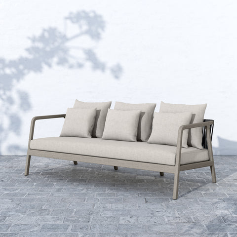 Numa Outdoor Sofa-81"-Grey/Stone Grey