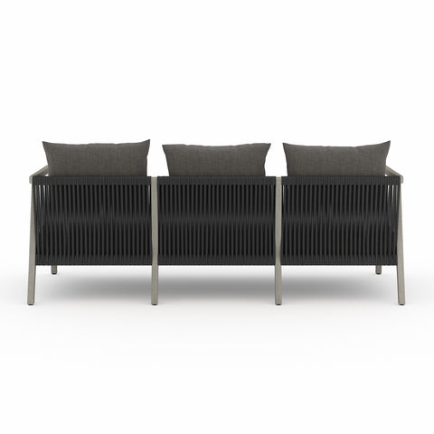 Numa Outdoor Sofa-81"-Grey/Charcoal