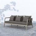 Numa Outdoor Sofa-81"-Grey/Charcoal