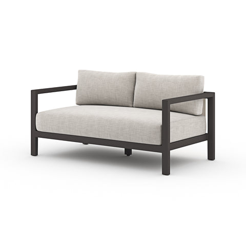 Sonoma Outdoor Sofa-60"-Bronze/Stone Gry