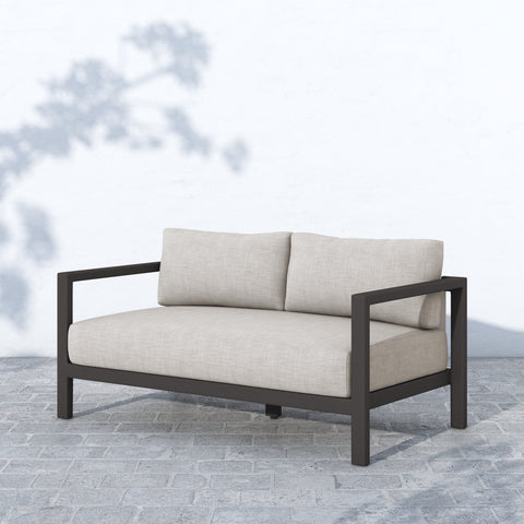 Sonoma Outdoor Sofa-60"-Bronze/Stone Gry