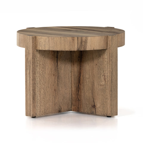 Bingham End Table-Rustic Oak Veneer