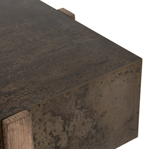 Bingham Console Table-Distressed Iron