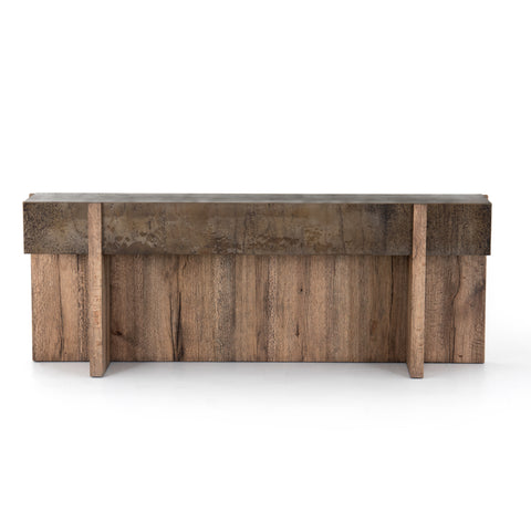 Bingham Console Table-Distressed Iron