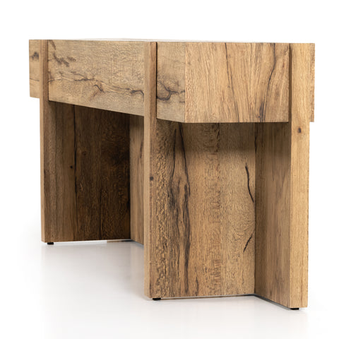 Bingham Console Table-Rustic Oak Veneer