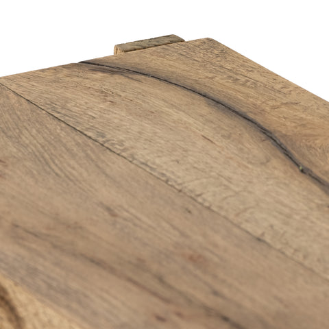 Bingham Console Table-Rustic Oak Veneer