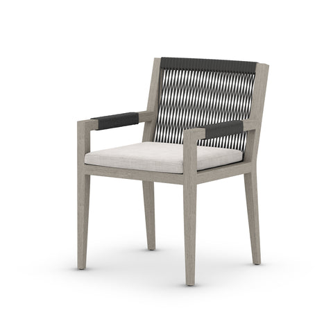 Sherwood Dining Armchair-Grey/Stone Grey