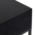 Trey Console Table-Black Wash Poplar