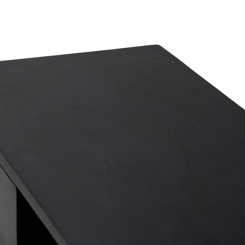 Trey Console Table-Black Wash Poplar