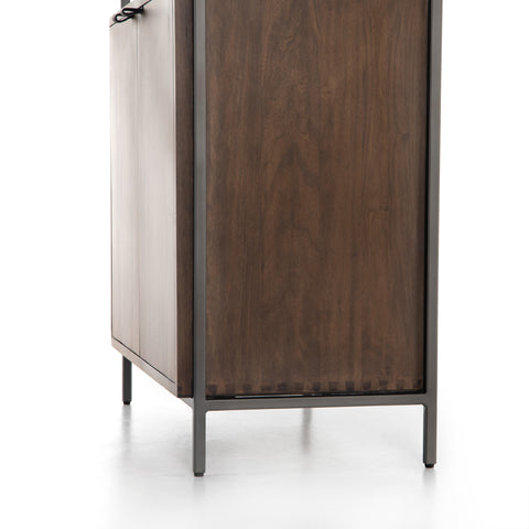 Trey Modular Wide Bookcase-Auburn Poplar