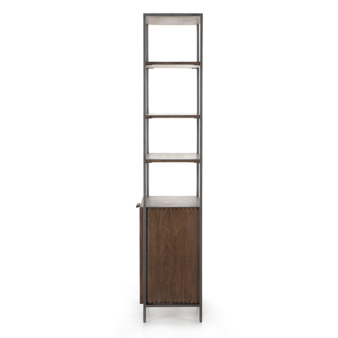 Trey Modular Wide Bookcase-Auburn Poplar