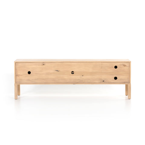 Isador Media Console-Dry Wash Poplar