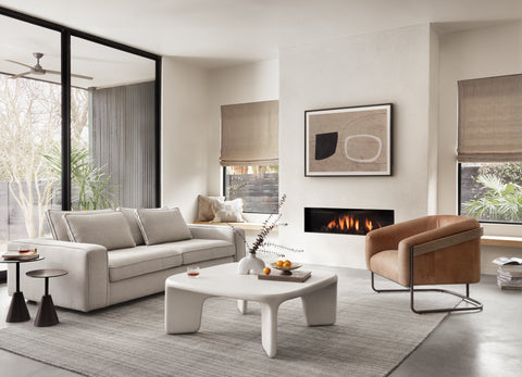 Dante Coffee Table-White Concrete