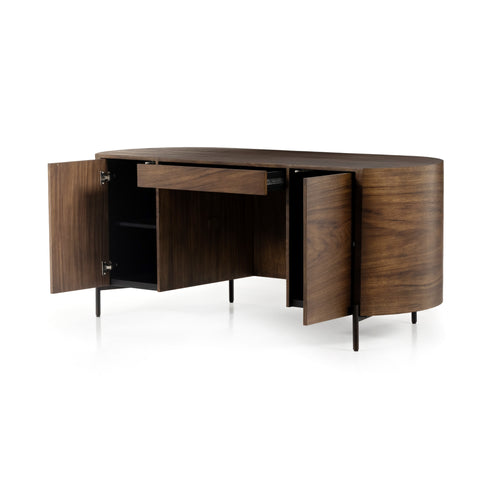 Lunas Executive Desk - Caramel Guanacaste - IN STOCK