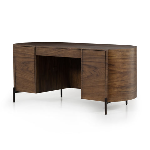 Lunas Executive Desk - Caramel Guanacaste - IN STOCK