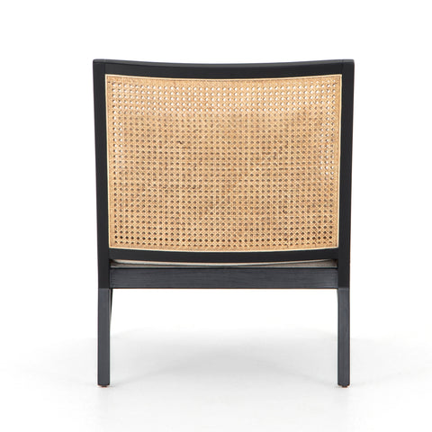Antonia Cane Chair-Brushed Ebony