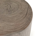 Petros Outdoor End Table-Weathered Grey